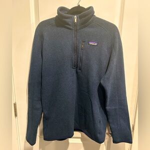 Navy blue M Men’s Patagonia quarter zip